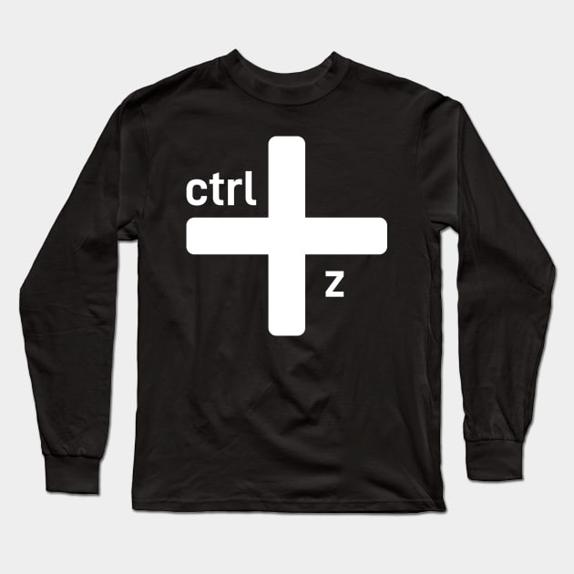 ctrl z Long Sleeve T-Shirt by engr.nick